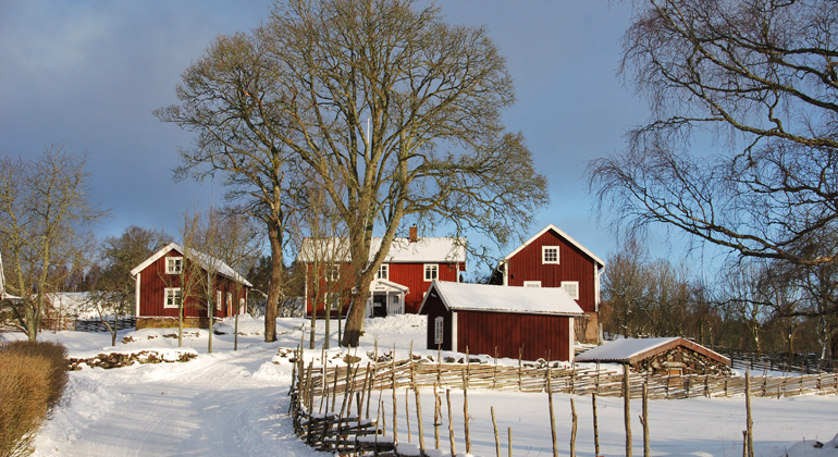 Prästgården i kulturreservatet Åsens by