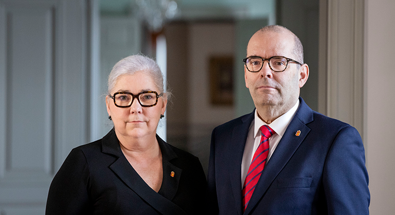 Ann Holmlid och Carl Fredrik Graf