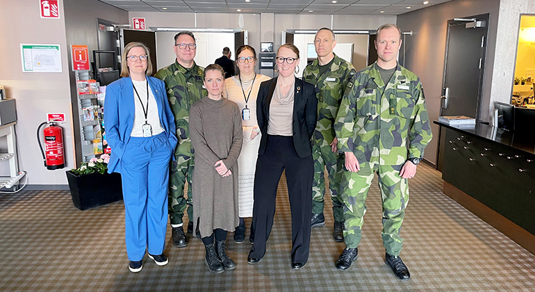 Representanter från Länsstyrelsen Värmland och Försvarsmakten.