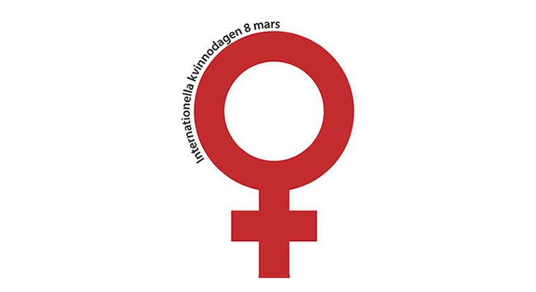 Internationella kvinnodagen den 8 mars.