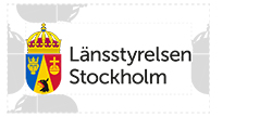 Länsstyrelsen Stockholms logotyp med markeringar för frizon.