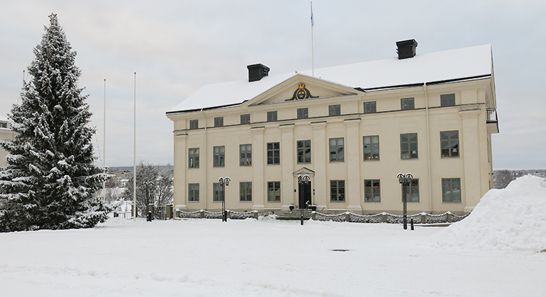 Residenset i Härnösand, vintertid 