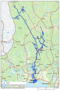 Översiktskarta Klarälven Värmland