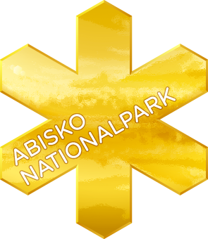 Abisko nationalpark stjärnlogotyp