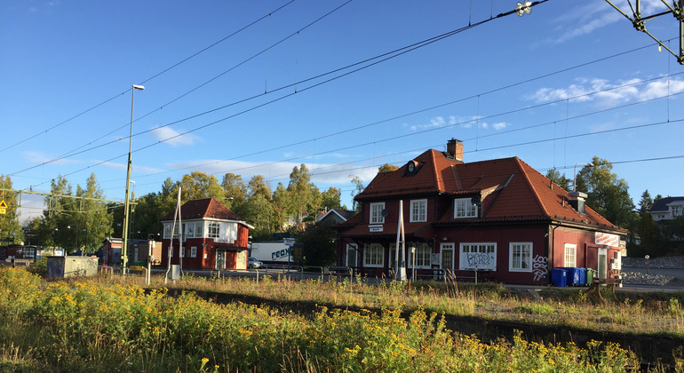 Brunflo station och ställverk. Foto: Länsstyrelsen Jämtlands län