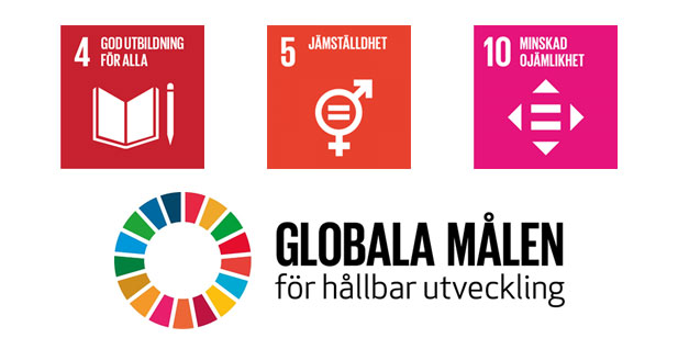 symboler för globala mål jämställdhet