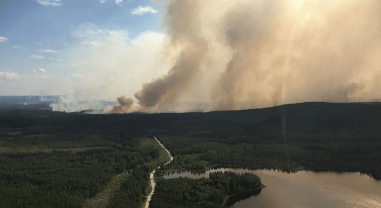 Skogsbränderna i Ljusdal 2018