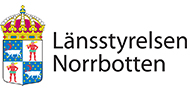 Logotyp Länsstyrelsen Västernorrland i färg vänsterställd