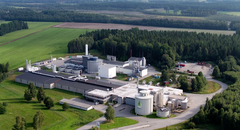 Bild visar Biogasanläggning Skellefteå