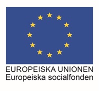 EU:s logotyp för europeiska socialfonden.