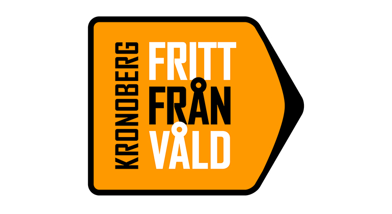 Logotyp för "Ett Kronoberg fritt från våld".