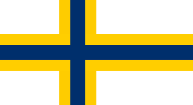 Sverigefinska flaggan 