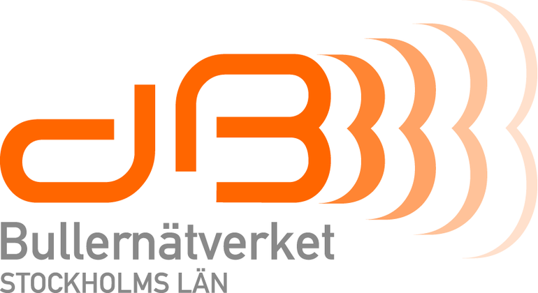 Logotyp med texten "Bullernätverket Stockholms län"