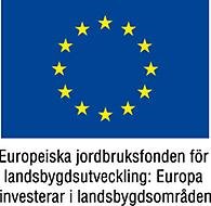 EU-flagga för Europeiska jordbruksfonden för landsbygdsområden