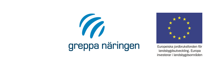 Logotyper för Greppa Näringen och EU:s jordbruksfond