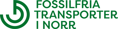 Logotyp för projektet Fossilfria transporter i norr
