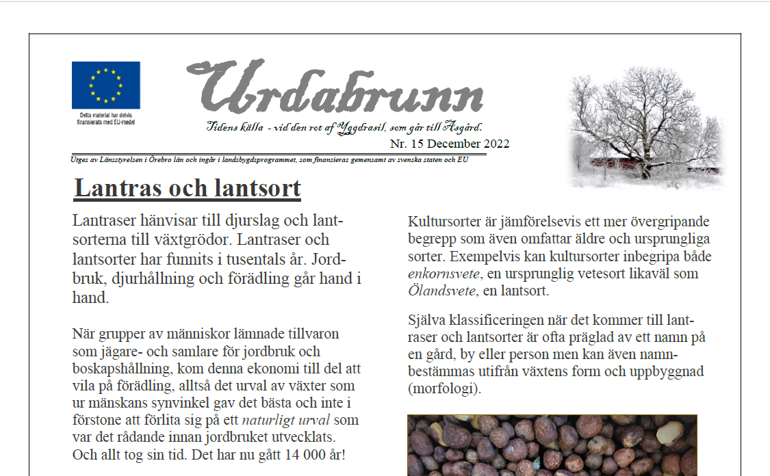 Bild på bladet Urdabrunn