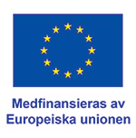 EU-logga med texten "Medfinansieras av Europeiska Unionen".
