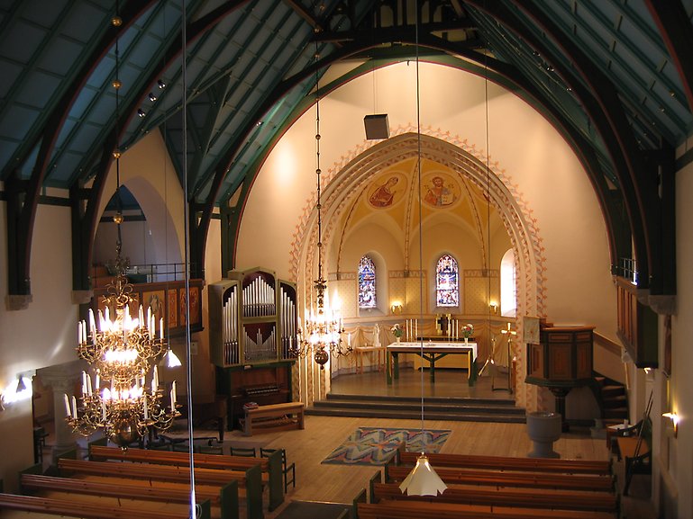 Interiör i Längbro kyrka