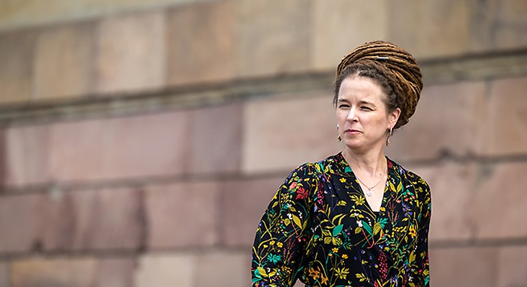 Kultur- och demokratiminister Amanda Lind vid regeringsbildningen 2021