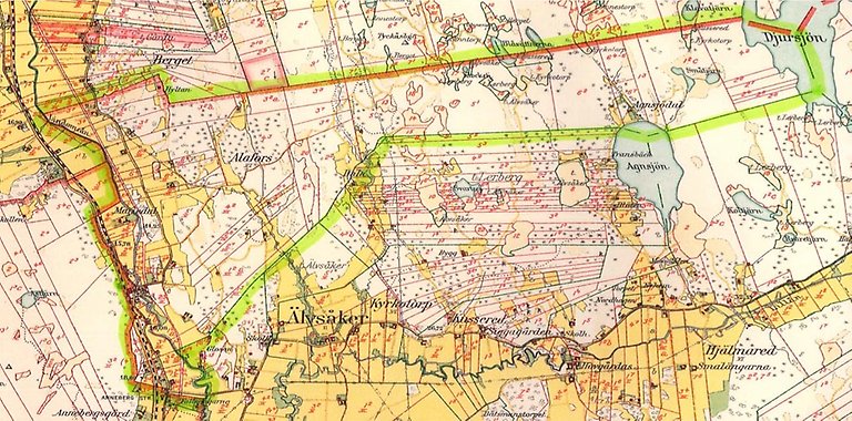 1926 års karta