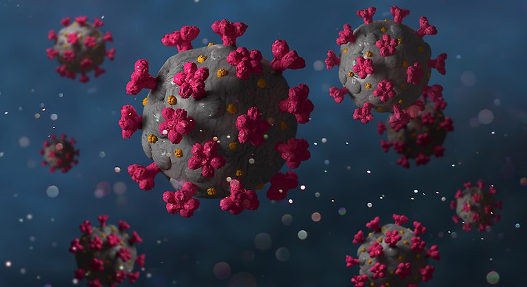 Coronavirus. 3D-illustration.