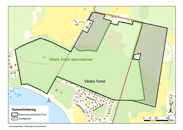 Karta utvidgning Västra Torsö
