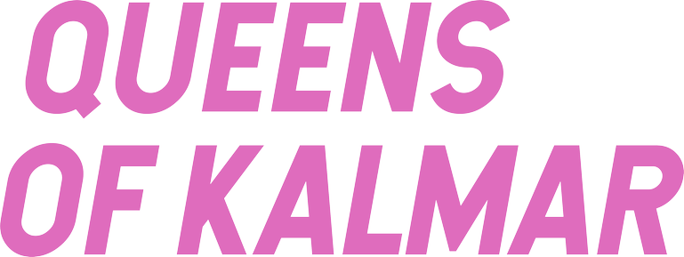 logga med rosa text Queens of Kalmar