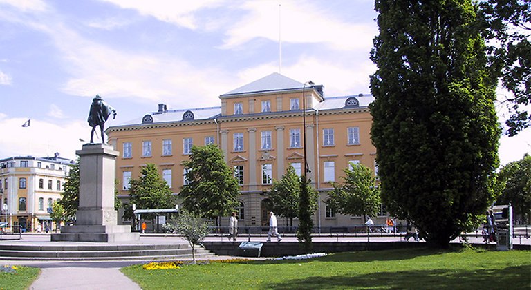 Residenset i Karlstad sett från Karl IX-parken