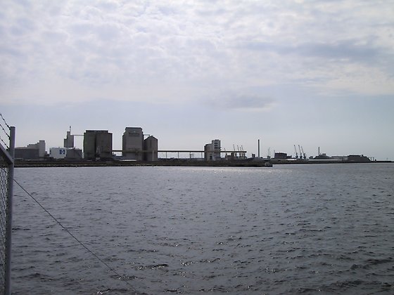 Industrihamnen i Helsingborg