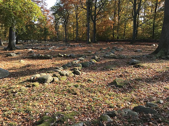 Prästgårdsparken i Ö Sallerup, Karl XI stenar