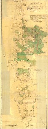 Karta över Boarp 1806
