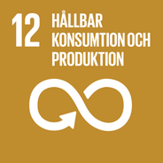 Globala målen mål 12, hållbar konsumtion och produktion.