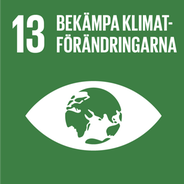Globala målen mål 13, bekämpa klimatförändringarna.