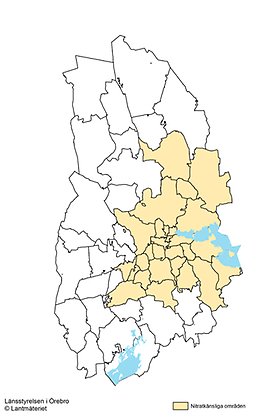 Nitratkänsligt område i Örebro län