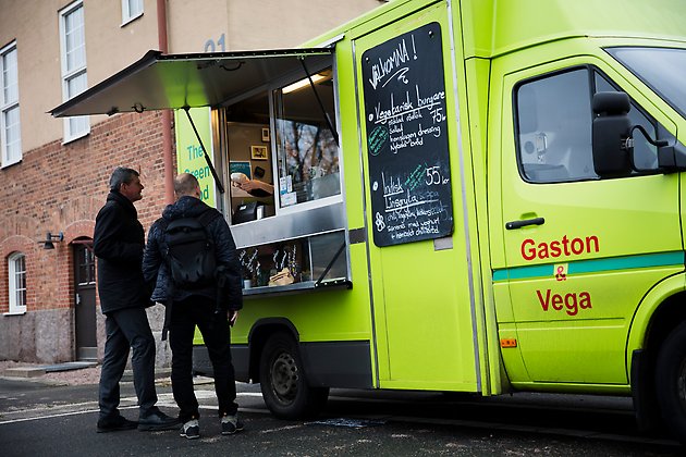 Anneli Idmans food truck. Foto: Nils Bergendal